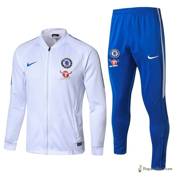 Chandal Chelsea 2017/18 Azul Claro Blanco